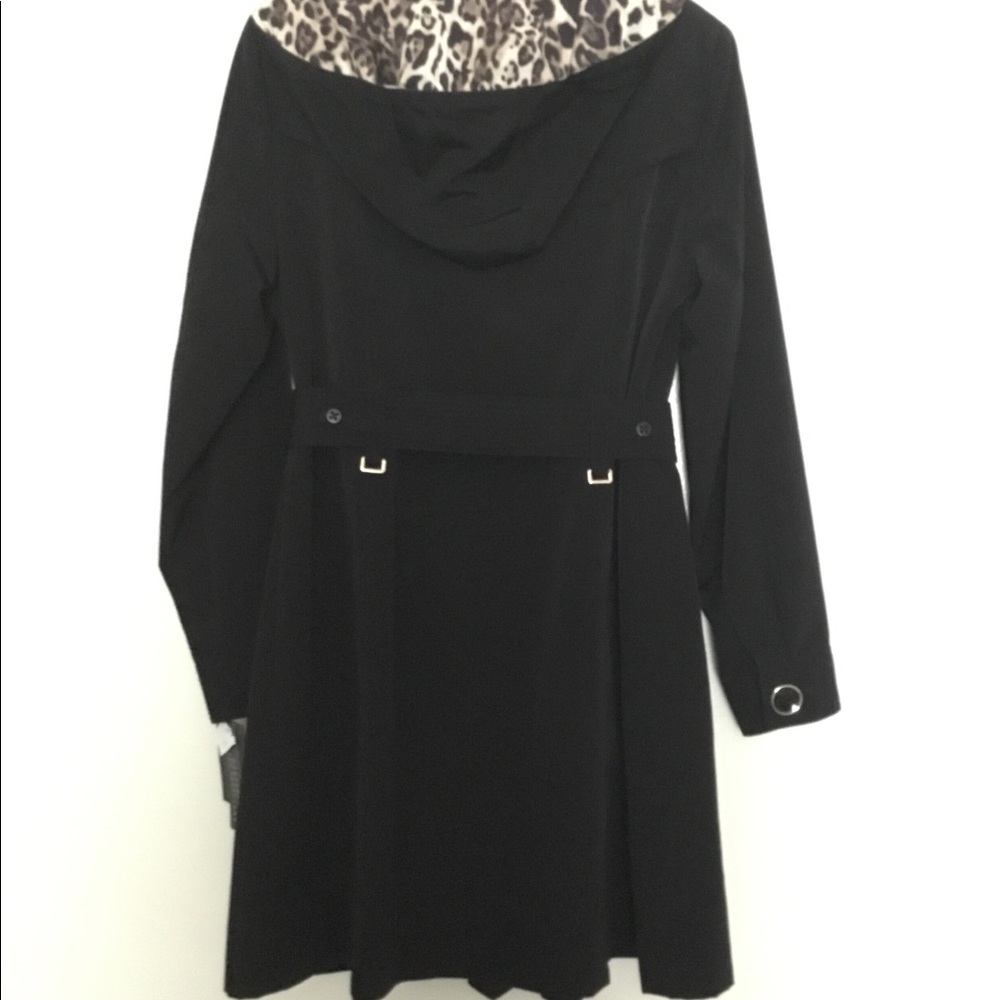 Gallery New York Women's Belted Trench Raincoat M - Picture 3 of 9